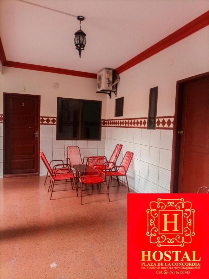 Hostal Plaza De La Concordia Otel Santa Cruz de La Sierra Dış mekan fotoğraf