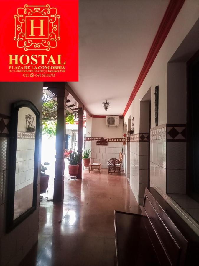 Hostal Plaza De La Concordia Otel Santa Cruz de La Sierra Dış mekan fotoğraf