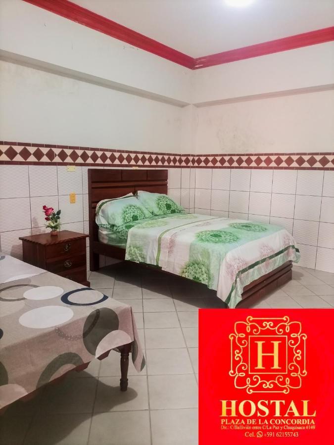 Hostal Plaza De La Concordia Otel Santa Cruz de La Sierra Dış mekan fotoğraf