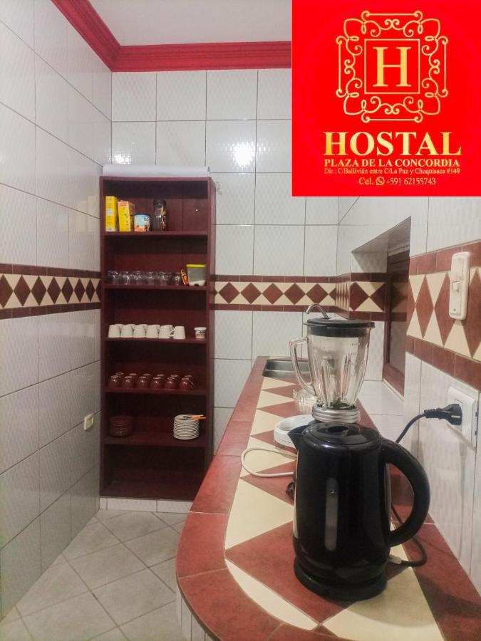 Hostal Plaza De La Concordia Otel Santa Cruz de La Sierra Dış mekan fotoğraf