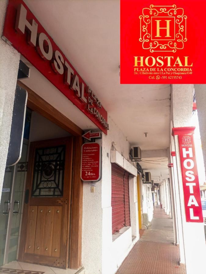 Hostal Plaza De La Concordia Otel Santa Cruz de La Sierra Dış mekan fotoğraf